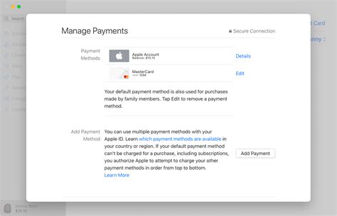 Add A Payment Method To Your Apple Id Apple Support