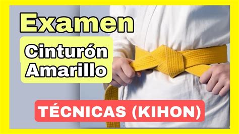 Aprende KARATE PASO A PASO Ejemplo Examen Cinturón AMARILLO