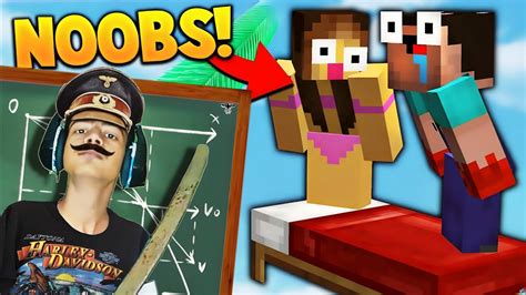 Teaching Noobs How To Play Bedwars Minecraft Youtube