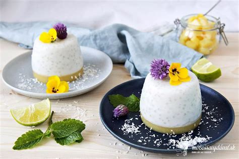 Vegánska panna cotta s tapiokovými perlami recept mozessavydavat sk