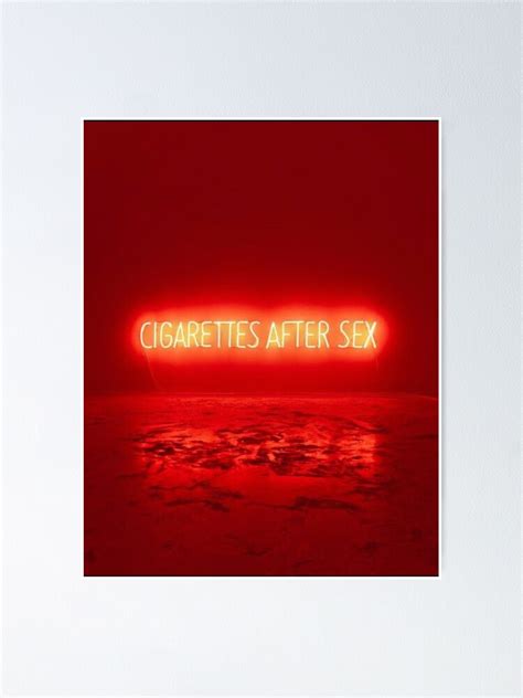 Cigarettes After Sex Poster Poster For Sale By Suwii Redbubble