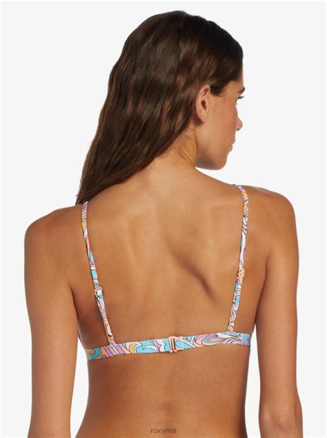 Roxy Mujer Top De Bikini Triangular Fijo Beach Classics Xp