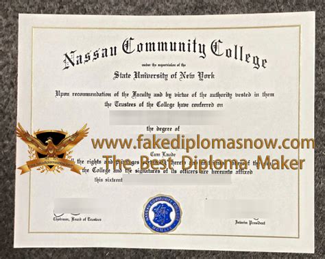 Where can I buy a Nassau Community College degree?