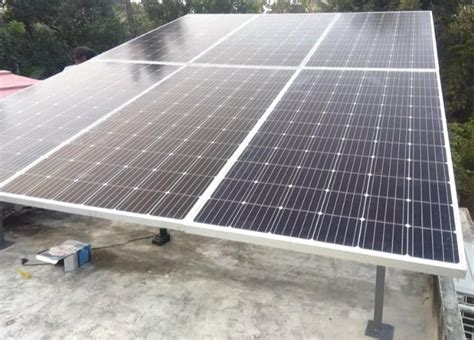 Mounting Structure Off Grid Solar Power Plant For Residential And Commercial Capacity 1 Kw At