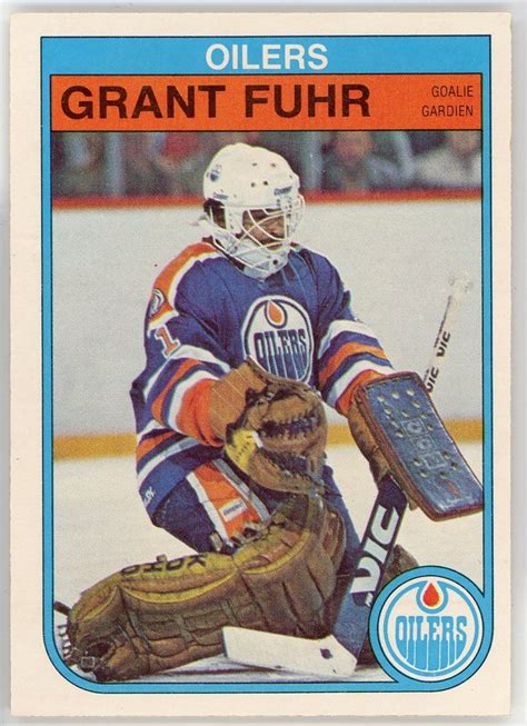 Grant Fuhr Oilers 1982-83 OPC RC Rookie Card #105 | Froggers House of Cards