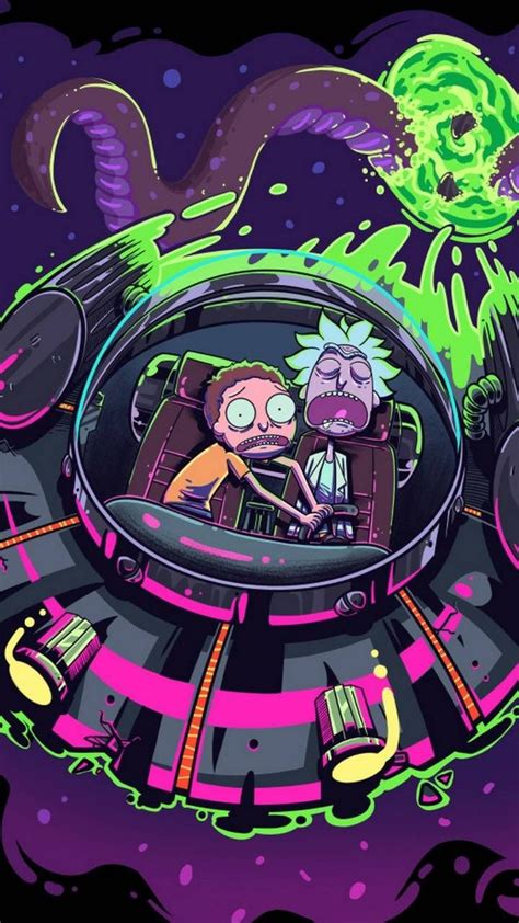 Explore the Rick and Morty Universe with this Stunning Wallpaper