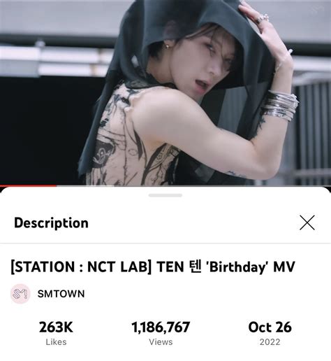 SM NCT on Twitter STATION NCT LAB TEN 텐 Birthday MV