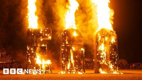 What Does It Take To Run The Burning Man Festival BBC News