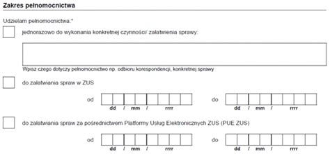 Ustanów pełnomocnika w ZUS składając druk ZUS PEL