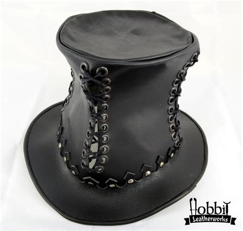 Steampunk Leather Hat by Hobbit-Leatherworks on DeviantArt