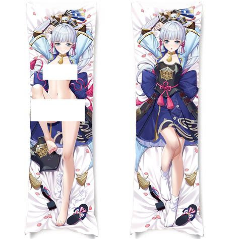 Anime Dakimakura Game Genshin Impact Kamisato Ayaka Cosplay Pillow Case Peachskin Shopee