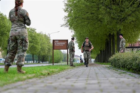 Aviano Ab Hosts The Norwegian Foot March For The First Time Th