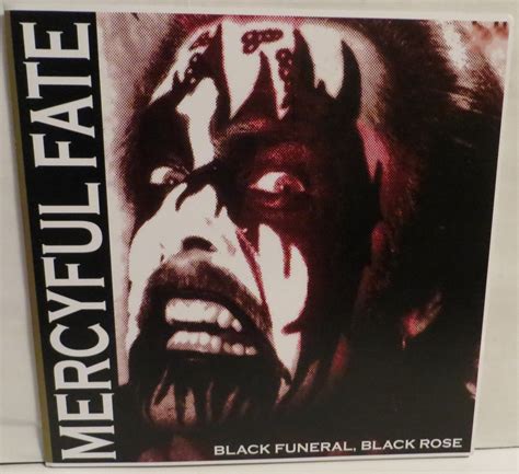 Mercyful Fate Black Funeral Black Rose Numbered Clear Vinyl Lp