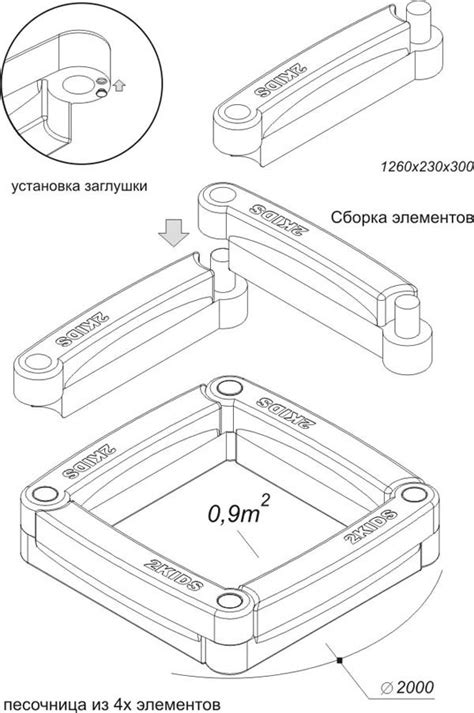 Песочница своими руками на даче