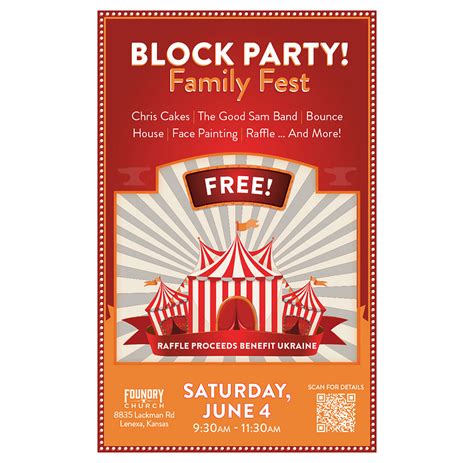 Block Party Poster by NotJustAnotherJenn on Dribbble