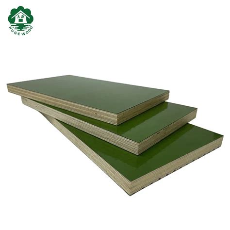 18mm 4X8 Recycled Waterproof PP Green Plastic Film Faced Plywood