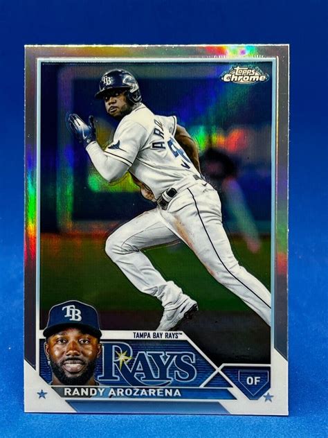 Topps Chrome Refractor Randy Arozarena Tampa Bay Rays Ebay