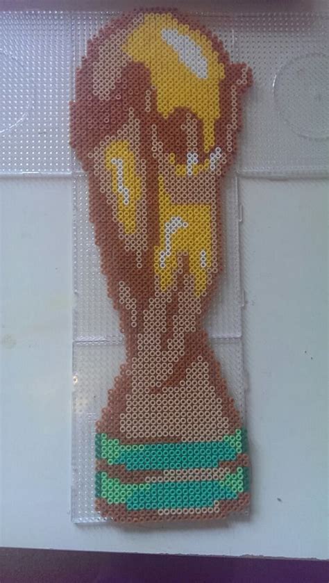 Fifa World Cup Perler By Staubtaenzerin On Deviantart Iron Beads