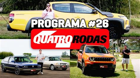 Programa Quatro Rodas Tudo Sobre Vw Gol El Trico Renegade X E