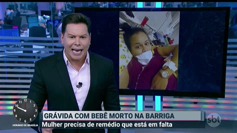 Tv Allamanda SBT Sem medicamento grávida fica bebê morto na