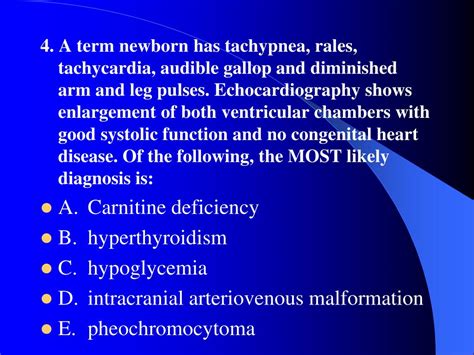 Ppt Pediatric Board Review 2013 Pediatric Cardiology Powerpoint