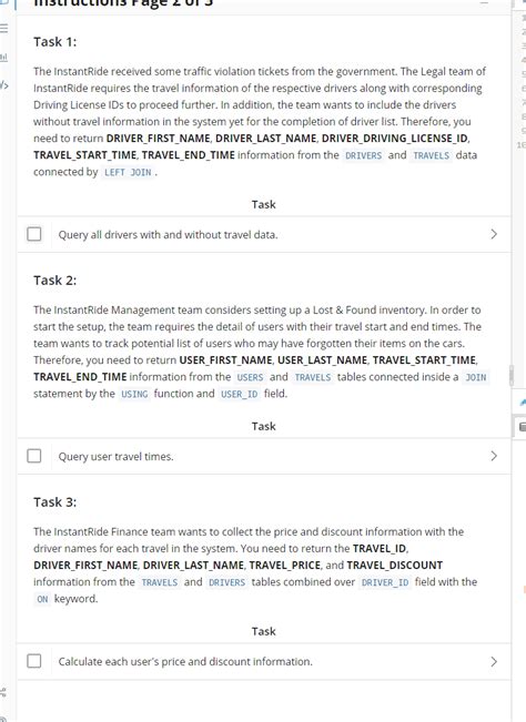 Solved Task 1 The InstantRide Received Some Traffic Chegg