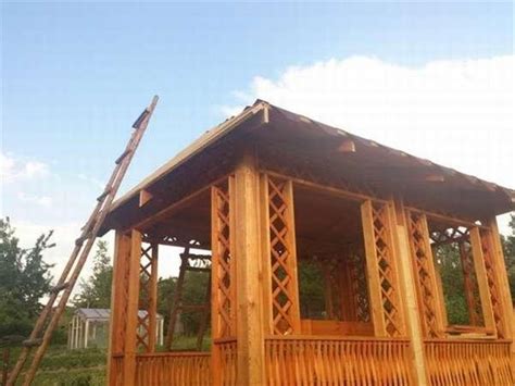 Красивая беседка из дерева своими руками: 6 пошаговых ФОТО