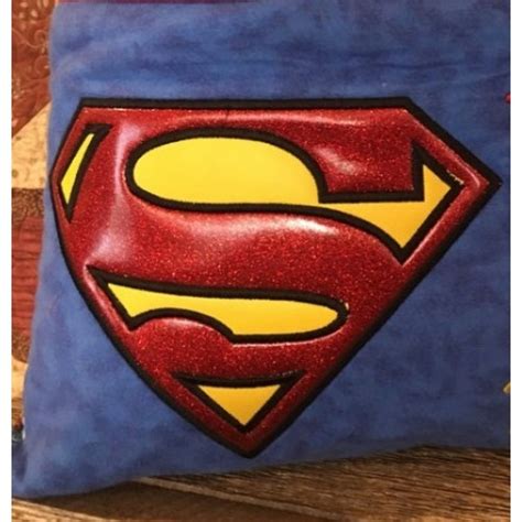 Superman Logo Applique Embroidery Design