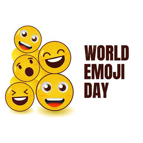 World Emoji Day Vector Art PNG World Emoji Day Design Free