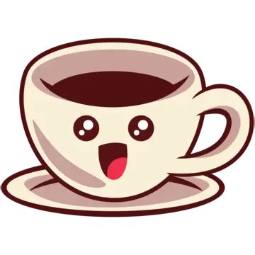 Happy Coffee Cup Vector, Happy, Coffee Cup, Cup PNG and Vector with ...