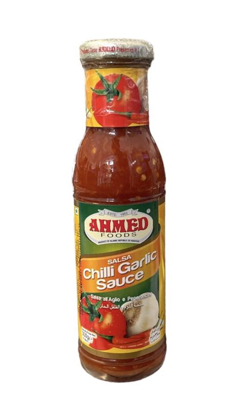 Ahmed Chilli And Garlic Sauce 300g Zakiasianfoods