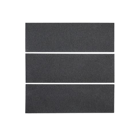 Jeffrey Court Basalt Gray 4 in. x 12 in. Honed Basalt Wall and Floor Tile (10 sq. ft./Case ...