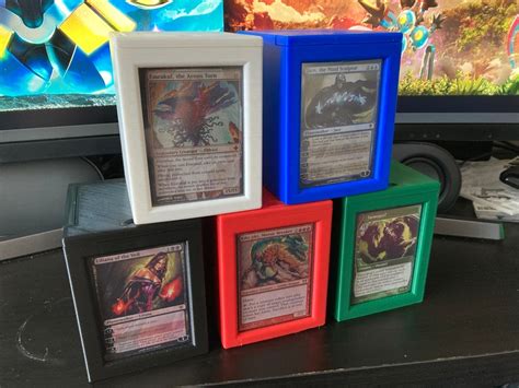 3d Printed Deck Box For 100 Cards Perfect For Magic The Gathering Commander Decks Etsy