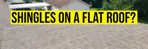 Can You Install Asphalt Shingles on a Flat Roof?