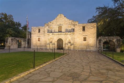 The Legendary Alamo Mission Fort and Museum in San Antonio Stock Photo ...