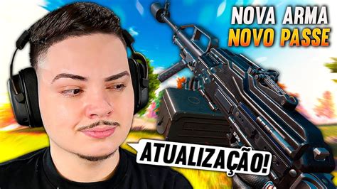 NOVA ARMA PKM NOVO PASSE no BLOOD STRIKE NOVA ATUALIZAÇÃO