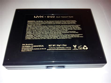 My Makeup And I NYX Butt Naked Eyes Palette A Review With Swatches