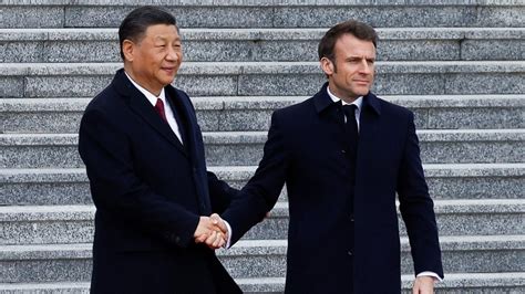 French President Emmanuel Macron Meets Xi Jinping In Beijing World