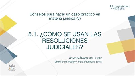 C Mo Hacer Un Caso Pr Ctico En Derecho V C Mo Se Usan Las