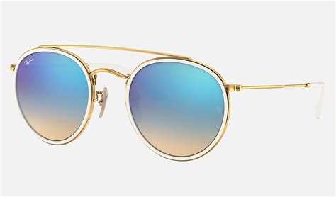 Ray Ban Round Double Bridge Lado Este Sonnenbrillen