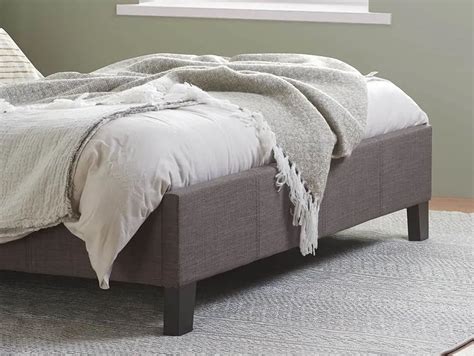 Birlea Berlin 5ft King Size Grey Fabric Bed Frame