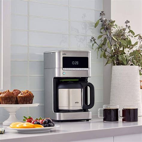 Braun BrewSense 10-Cup Drip Coffee Maker w/ Thermal Carafe (KF7175SI) – Home Coffee Solutions