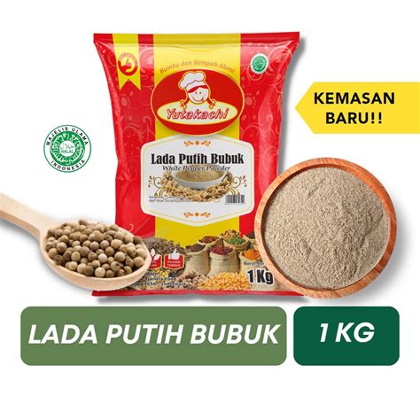 Jual Murni Lada Putih Bubuk Kg Merica Bubuk Kiloan Pepper Powder