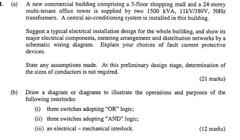 Solved 2014 ﻿A1(a) ﻿A new commercial building comprising a | Chegg.com