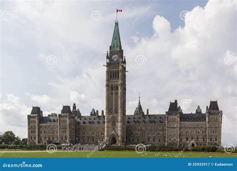 Parliament of Canada stock image. Image of canada, view - 35932917