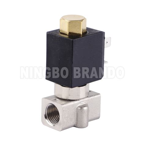 2 Way Normally Open Mini Compact Stainless Steel Solenoid Valve For Water Air Gas Steam 18′′ 1