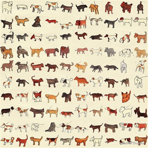 "100 Dogs" by Emilia Buggins | Redbubble