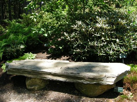 Stone Garden Bench