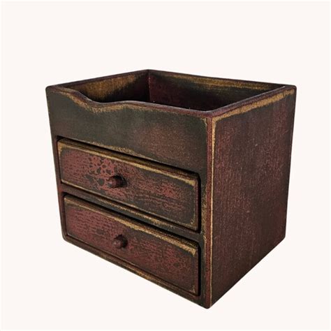 Rustic Two Drawer K Cup Cabinet | Nana's Farmhouse - Nana's Farmhouse