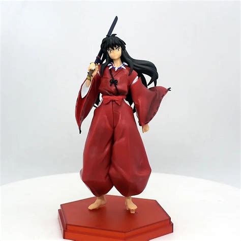 20cm Anime Inuyasha Figure Inuyasha Kiky Sesshoumaru Higurashi Kagome